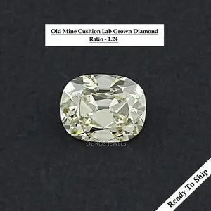 Old Mine Cushion Cut Lab Grown Diamond