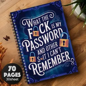 Simple Password Book, Minimalist Advanced Address Password Manager, Quick Access Website Password Storage, Perfect Home Office Gift, Notebook Journal, Planner Notebook