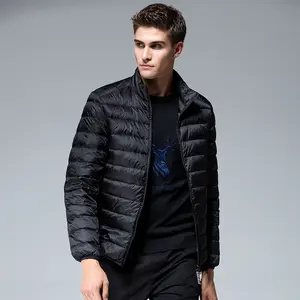Essentials Men's Packable Lightweight Water-Resistant Puffer Jacket (Available in Big & Tall)