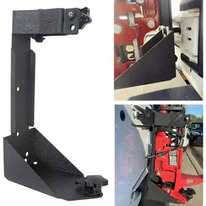 High Lift Jack Mount Rear Carrier Mounting Bracket Compatible with 2007-2018 Jeep Wrangler JK Rear Off-Road Heavy Duty