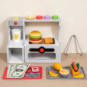 Wooden BBQ Oven Play Set