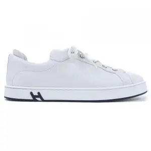 Pre-owned HERMÈS Calfskin Small Leather Goods Hermes Kid H Signature Lambskin Sneakers