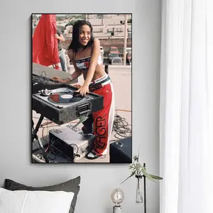 Aaliyah Poster, Music Poster, Canvas Poster, Wall Art, Home Decor, No Frame, Print Poster