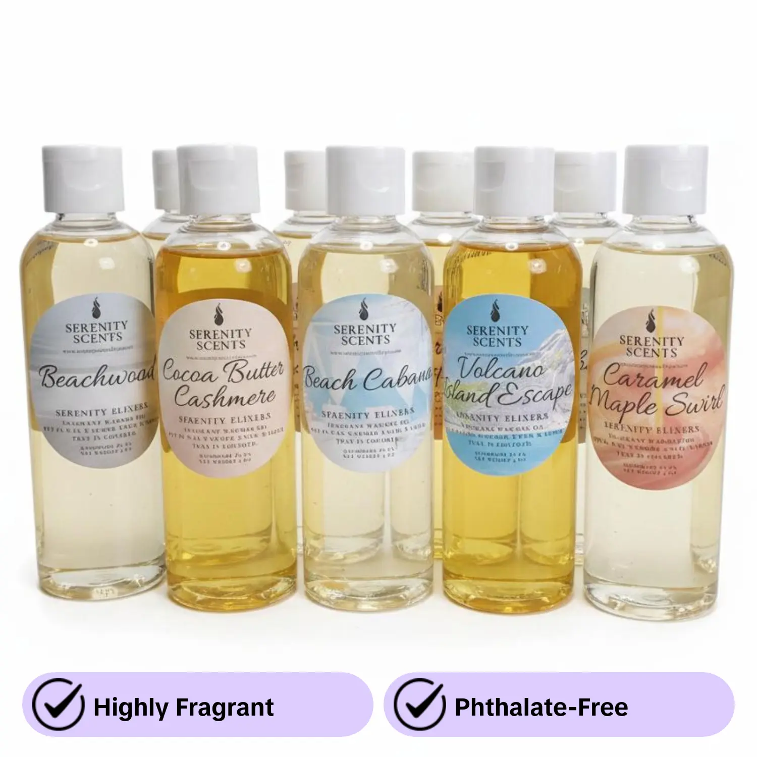 Serenity Elixers Highly Fragrant Warmer Oil for Wax Warmers 4oz Aromatic Scent Home Fragrances Aromatherapy Scented Oils
