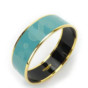 Pre-owned HERMÈS Others Small Leather Goods Hermes Cloisonne Metal Bangle