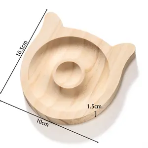 Wooden Bamboo Jewelry Display Tray Bead Pendant Showcase Bracelet Holder Bracelet Stand for Jewelry Display