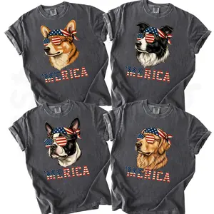 Comfort Colors 50+ Dog Funny 4th of July Shirt, Merica Golden Retriever Shirt, 4th of July Australian Shepherd Dog Shirt, Black Labrador Mom Gift, Patriotic Dog Tee, Maltese Lover Shirt, 4th of July Gift, 4th of July Shirt, 4th of July Dog, Pepper Color