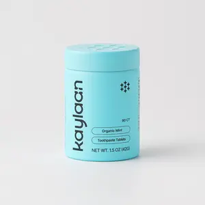 Non-Fluoride Mint Toothpaste Tablets with nano hydroxyapatite