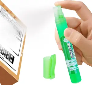 Privacy Cover Spray Pen for Documents and Labels, 10ml White-Out Correction Fluid, Thermal Paper Privacy Eraser for Shipping Address Protection