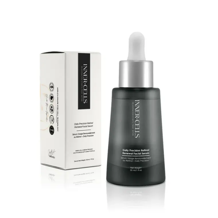 Inner Cells - Daily Precision Retinol Renewal Facial Serum -30ml/1 fl.oz- layers seamlessly into nightly ritual