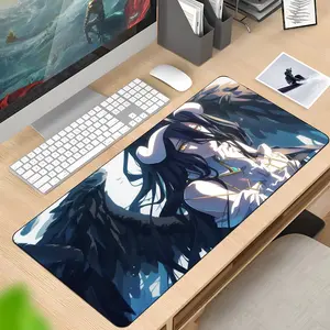 Anime Overlord Albedo   Mouse Pad  Rubber Antislip Keyboard Pad 40x90cm  Mousepad Gaming Accessories XXL Office Computer Mat