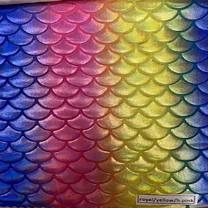 Mermaid Stretch Poly Spandex Medium Multi Foil Fabric | Spandex Palace