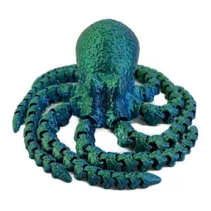 Octopus Flexible Figure, 3D Printed Flexi