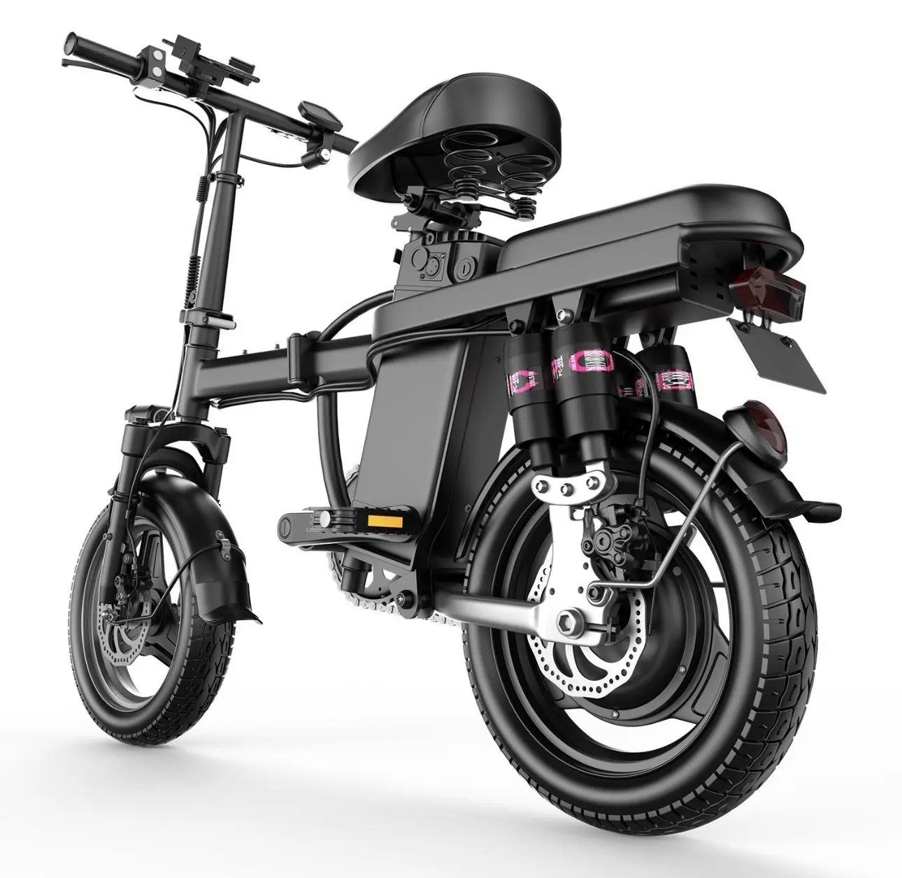 ASKGO Lightweight Folding Ebike 1500W 48V 25MPH 14"