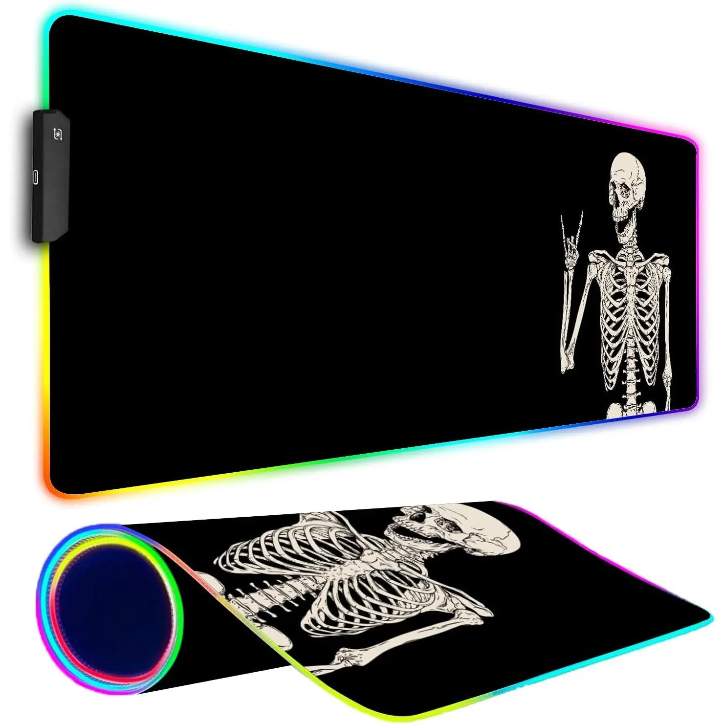03 Black Human Skeleton