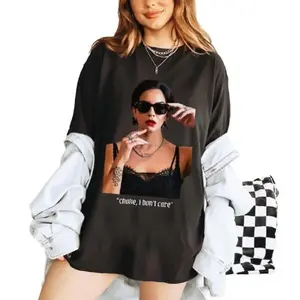 Katie Maloney I Don't Care Choke T-shirt In Colors - Soft Unisex Tee Top Tshirt Cotton Womenswear