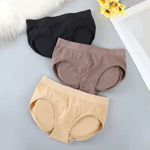 3 Pcs Women's Triangular Fake Butt Buttocks Padded Buttocks Padded Peach Buttocks Breathable Butt Lifting Pants