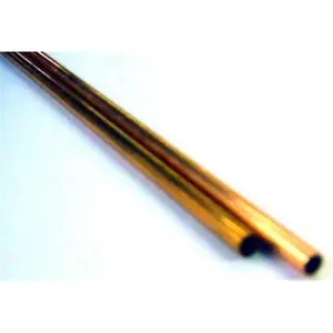 212 MAIN Round Copper Pipe, K & S Precision Metals 9509, 0.02 in. x 0.16 in. x 36 in. - For Sailing Water Sports, Copper Tube