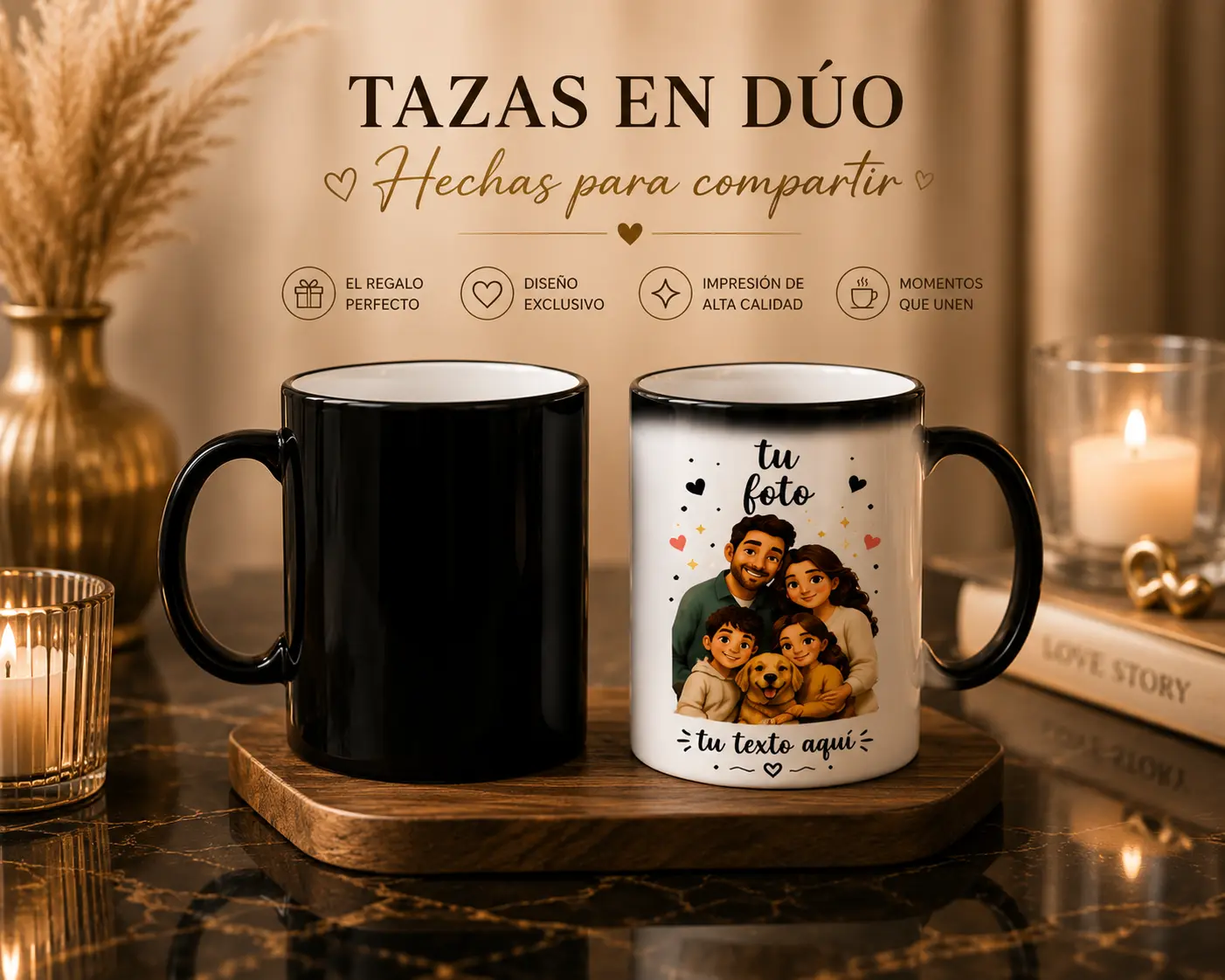 tazas magicas, vaso magico