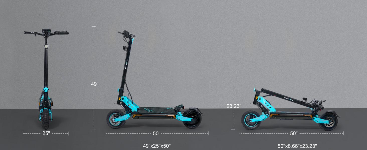 SCOOTHOP G3/G3pro Electric Scooter for Adults 1200W/1200W*2 Motor 40-Mile Range 34 MPH 10" Tires Foldable Frame Dual Disc Brakes Off-Road E-Scooter for Commuting & Fitness TikTokShopNewYear SpringStatements