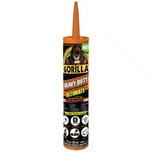 Gorilla 9 oz. Heavy Duty Construction Adhesive Ultimate All Surface Adhesive for Metal Wood & Plastic