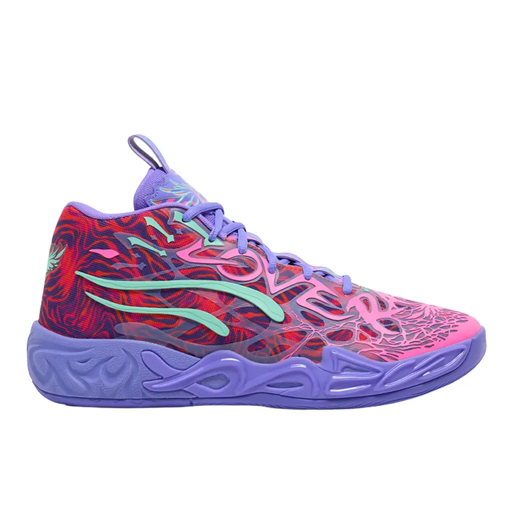 PUMA Mens X Lamelo Ball Mb.04 Creativity Pack Basketball Sneakers Shoes - Orange, Purple