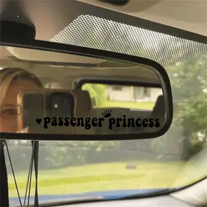 Passenger Princess Car Sticker - Adorable Fantasy Decal for Your Vehicle's Rear Window,car mirror sticker, Car Decals