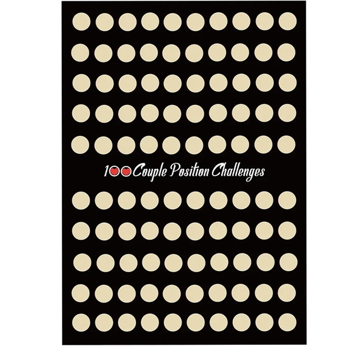 The Love Game Scratch-Off Poster Game, Artistic Print Accessory for Couples - Valentine's Day Gift, Home Decoration Wall Poster for Her with Decor Light