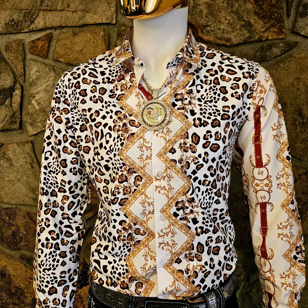 Long-sleeved Shirt Luxury men's fashion Menswear Long Sleeve Stylish Elegant Top