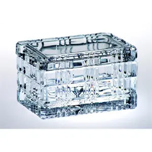 Majestic Gifts BX-1 Crystal Trinket Box, Home Organizer, Stylish Storage Solution for Jewelry and Accessories, Trinket Boxes