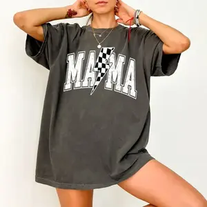 Comfort Colors Checkered Mama T-Shirt, Christmas Gift Moms, Mom Tee, Trendy Mama Shirt, Gift For Your Mom