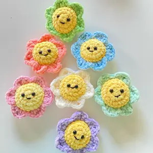 Crochet Flower Plushies - Handmade Soft Toys for Kids