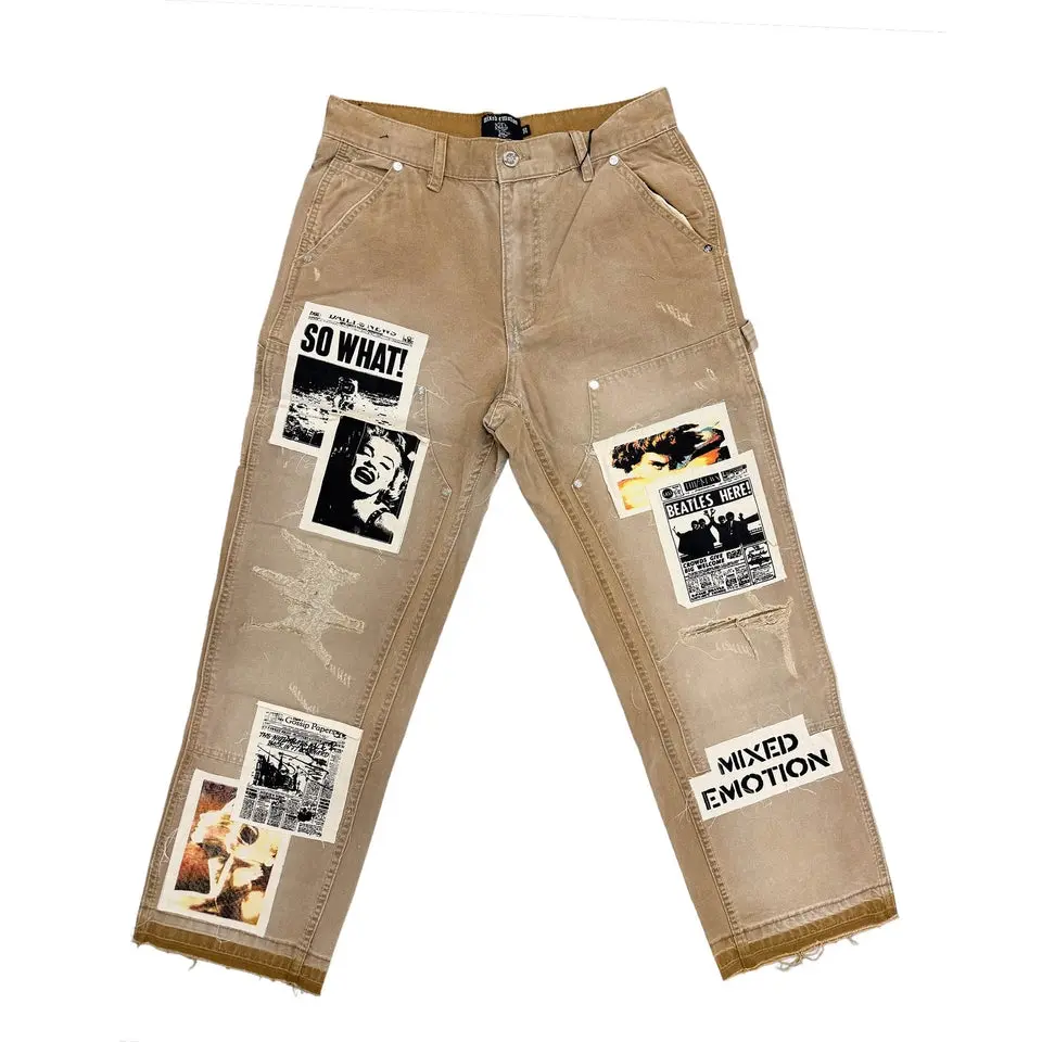 “Newspaper” Carpenter Pants