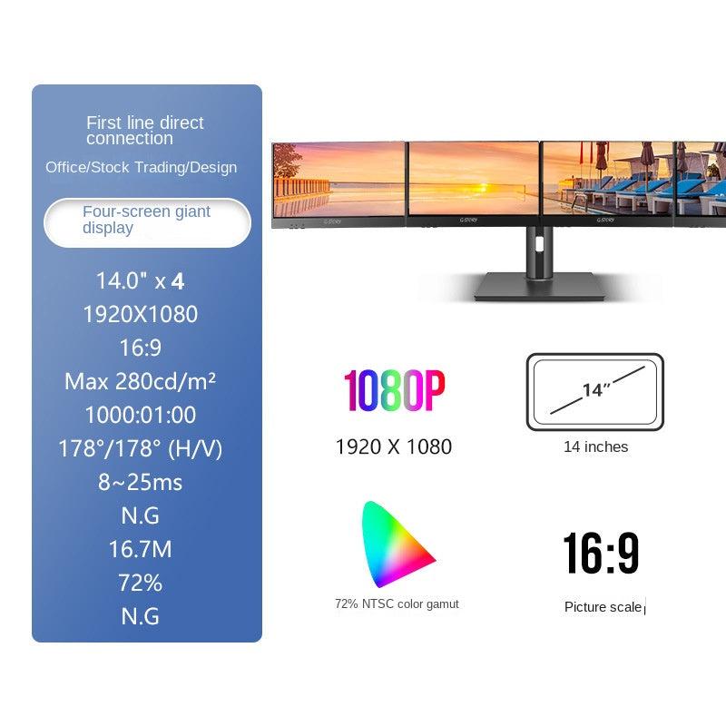 G-STORY Cross-border Stock Trading Office 23.4-inch HD Monitor for Laptop/Computer Dual Screen Extension