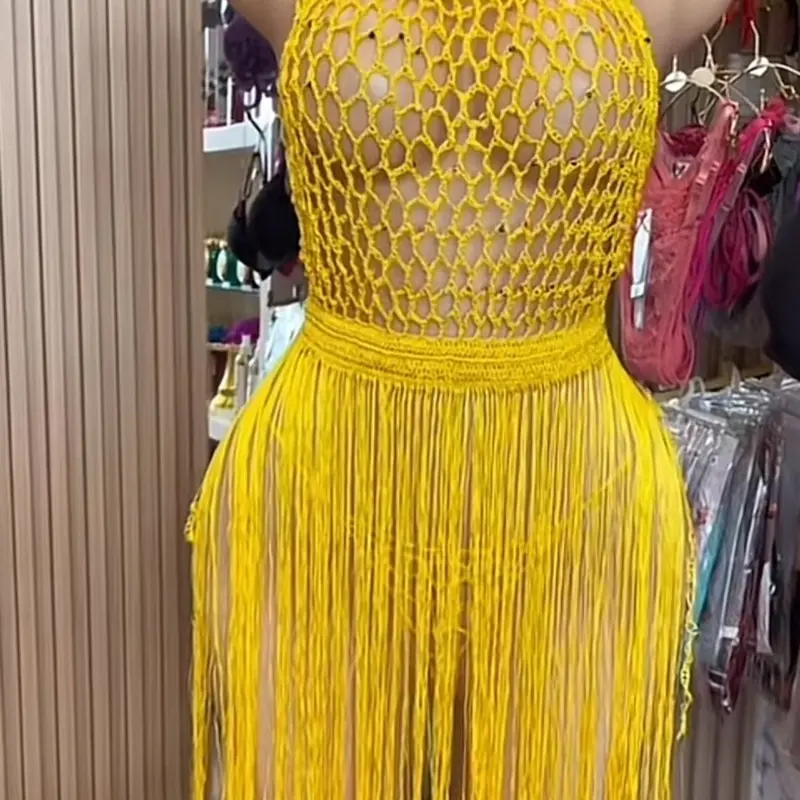 Crochet Lingerie Dress beachwear Women's Sexy Nightwear - Bodysuit with Fringes, Comfortable Teddy Style Women's Wear - Womenswear, Bodysuits, Elegant Design, Soft Feel, Versatile Wardrobe Addition - TikTok Shop Crochet Lingerie Dress beachwear Women's Sexy Nightwear - Bodysuit with Fringes, Comfortable Teddy Style Women's Wear - Womenswear, Bodysuits, Elegant Design, Soft Feel, Versatile Wardrobe Addition - TikTok Shop