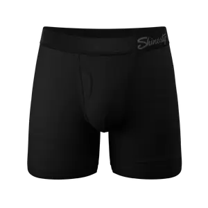 The Threat Level Midnight | Shinesty Black Ball Hammock® Pouch Underwear With Fly