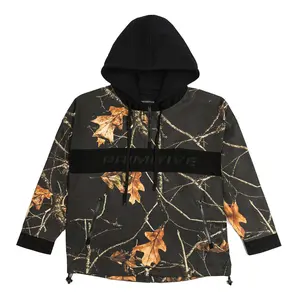 Primitive Apparel Men's Lightweight Hooded Jacket Night Owl Anorak