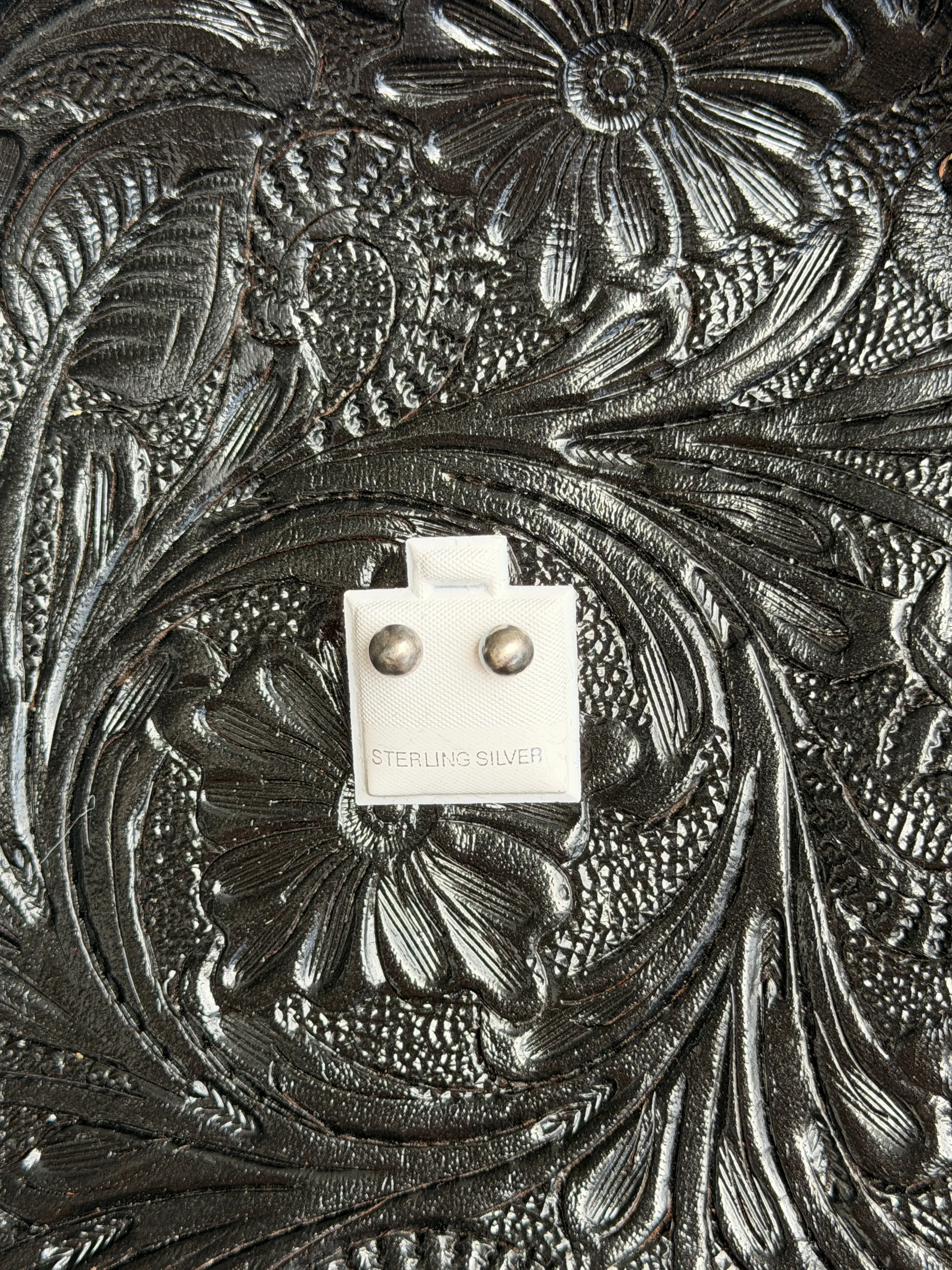925 Sterling Silver Pearl Stud Earrings