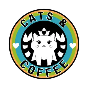 Cats & Coffee Magnet