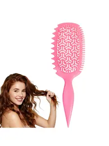 Hair Brush for Wet and Dry Hair, curl defining brush,curl brush for curly hair wet for Shower & Travel, Detangling Hair Brush