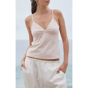 John Galt Women's Pink Tiffany Striped Tank Top