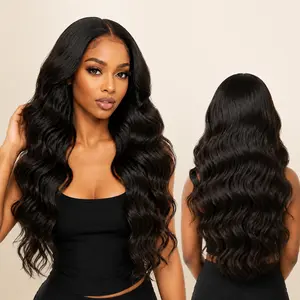 IFLY 13X4 Body Wave Lace Front Wigs Human Hair Pre Plucked 200% Density HD Lace Frontal Wigs Human Hair For Women 6A Body Wave