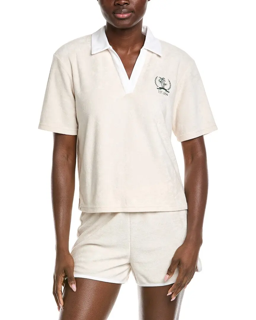 Barefoot Dreams Cozy Terry Polo Shirt