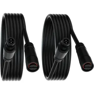 2 Packs 16FT Extension  for  Hue Outdoor Low  Lights Compatible with Lily Spot XL Spot, Calla Pedestal, Econic Pathway, Amarant Light Bar Power Cord