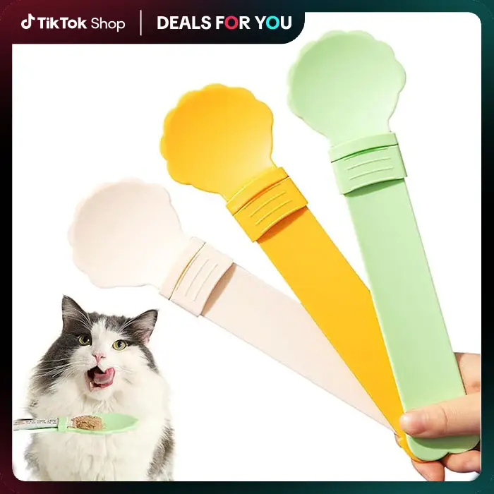 6pcs Cat Treat Feeder - Interactive and Mess-Free Dispenser for Your Feline Friend
