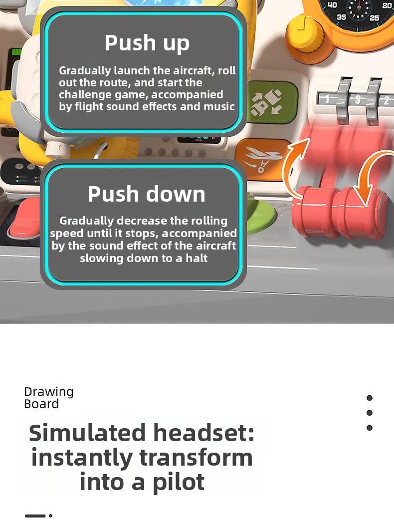 This realistic simulated airplane cockpit is an educational toy for kids - it'll keep them quietly entertained for hours on end, and it's the perfect birthday gift choice! - TikTok This realistic simulated airplane cockpit is an educational toy for kids - it'll keep them quietly entertained for hours on end, and it's the perfect birthday gift choice! - TikTok