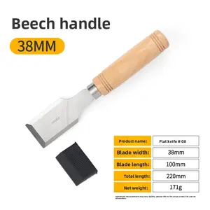 38mm Woodworking Flat Chisel for Carving, Versatile Woodworking Tool for Detail Sculpting and Design, Ideal for Woodworkers and Craftsmen, Hand Tools