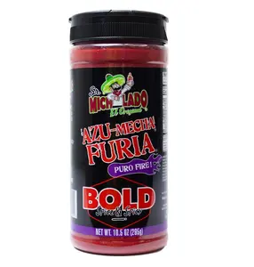 Azu-Mecha Furia BOLD Spice & Spicy - Sr. Michelado - Snack Seasoning - Powder for snacks, veggies, chips, carne seca, chicken, ceviche, fries, etc.