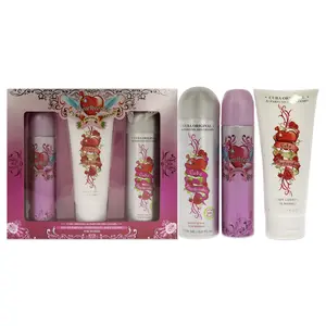 Cuba Heartbreaker by Cuba for Women - 3 Pc Gift Set 3.3oz EDP Spray, 6.7oz Body Spray, 4.3oz Body Lot