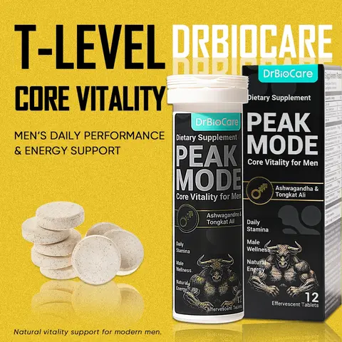 DrBioCare T-LEVEL Power Support – Men’s Energy, Strength & Performance Formula | Stamina Complex